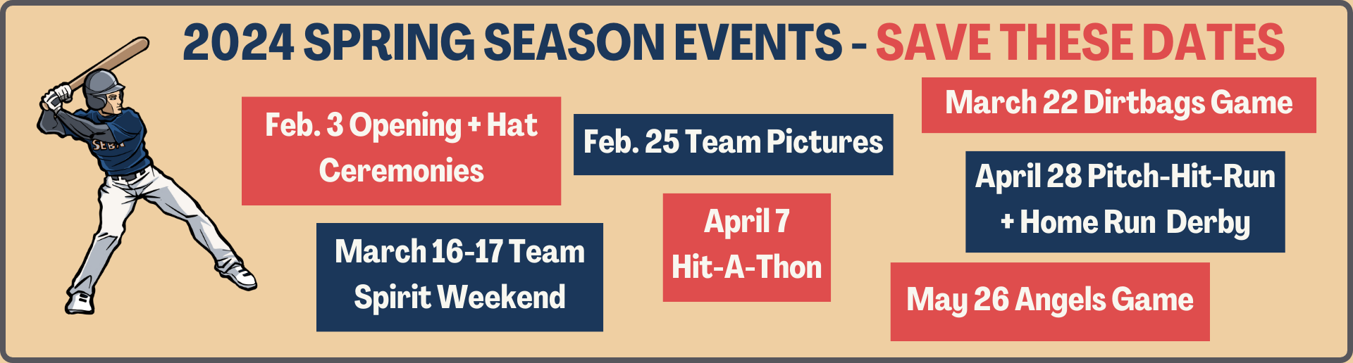 2024 Season Events!