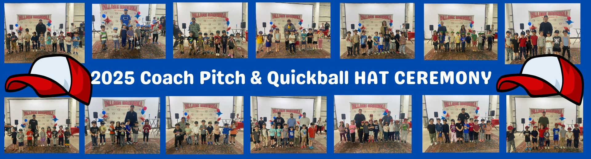 2025 Coach Pitch & Quickball Hat Ceremony!