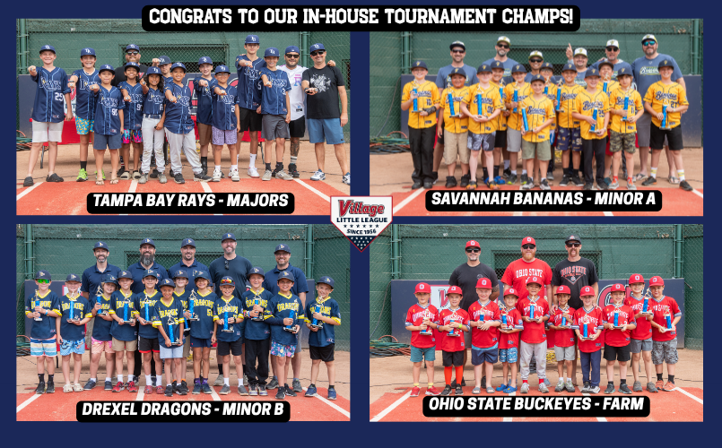 Congrats To Our In-House Tournament Champs!